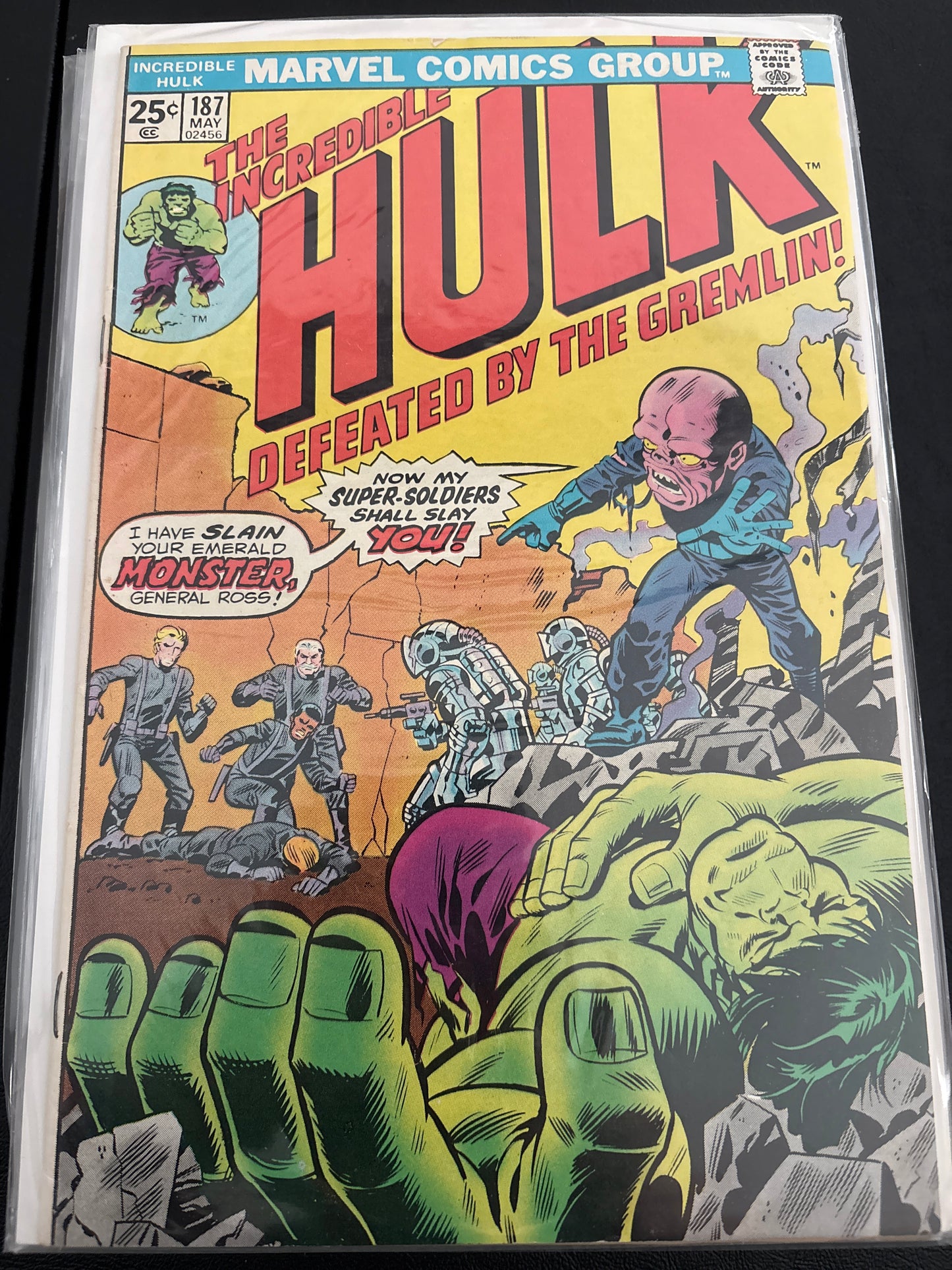 Incredible Hulk 187 F