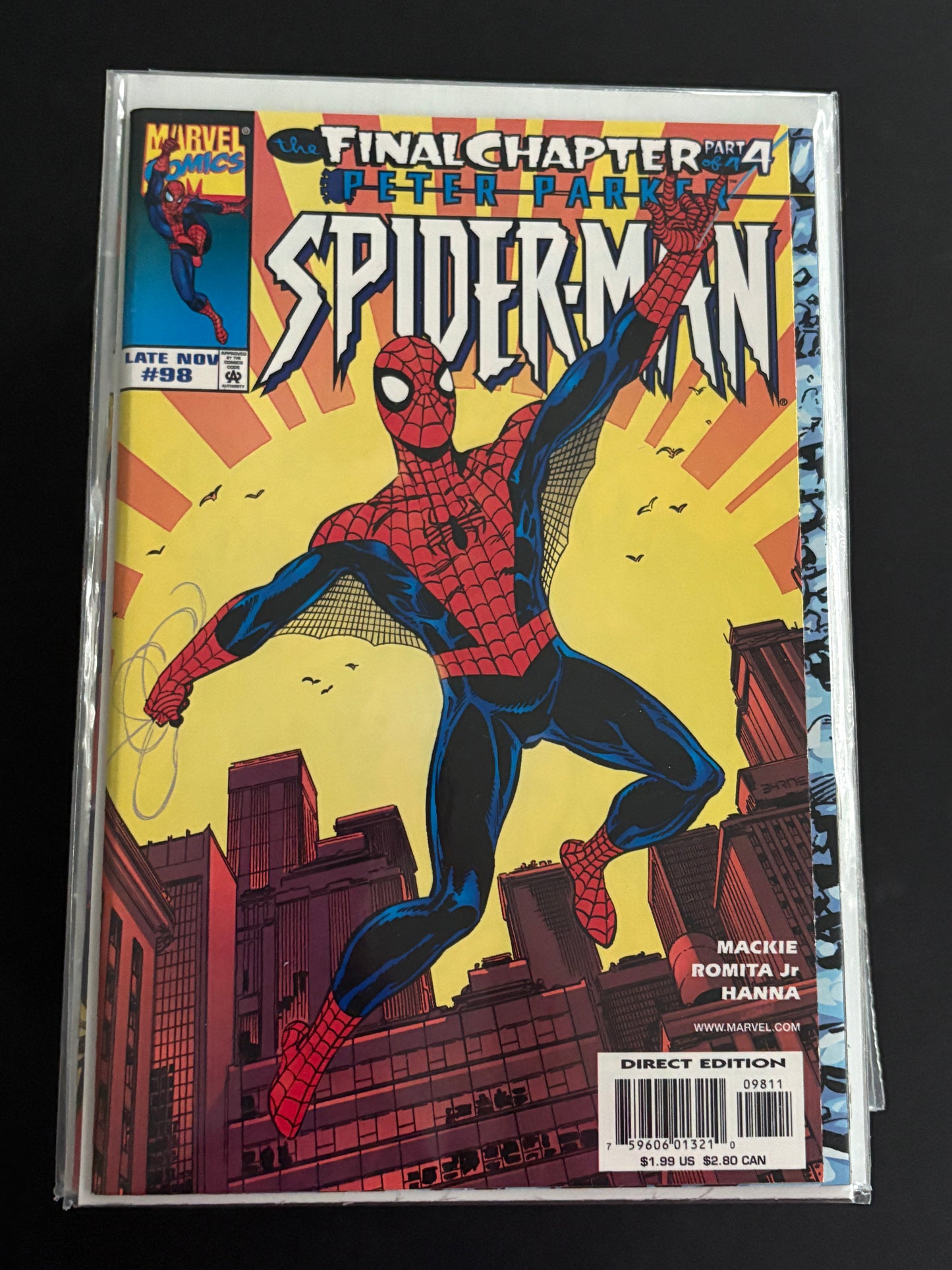 Peter Parker Spiderman 98