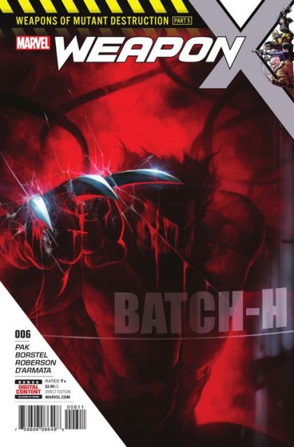 Weapon X, Vol. 3 6 NM