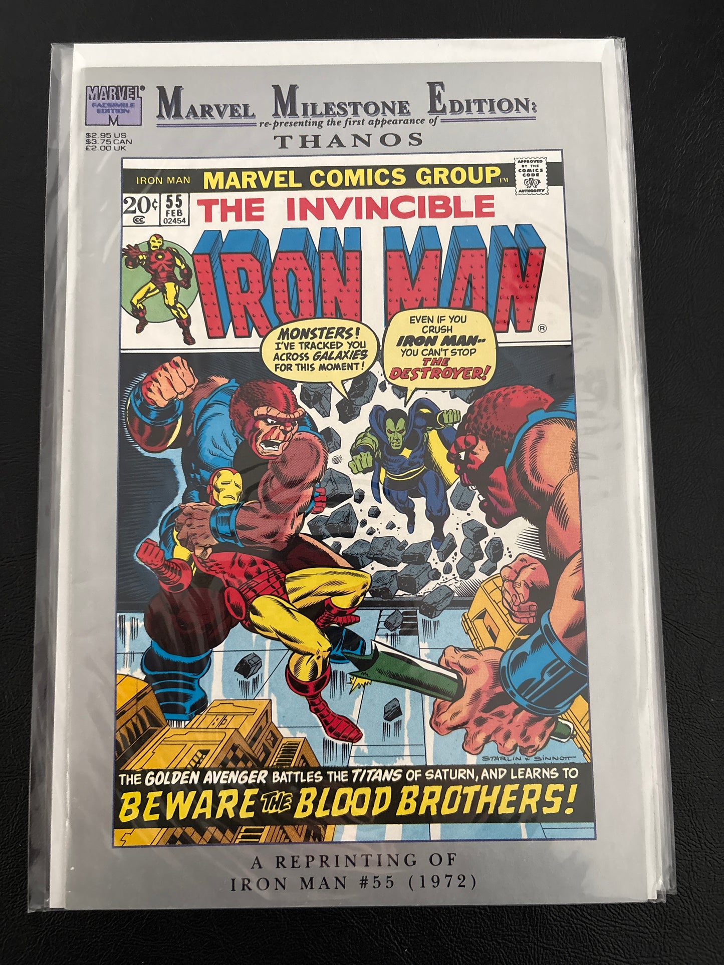 Marvel Milestone Edition: Iron Man 55 VF-