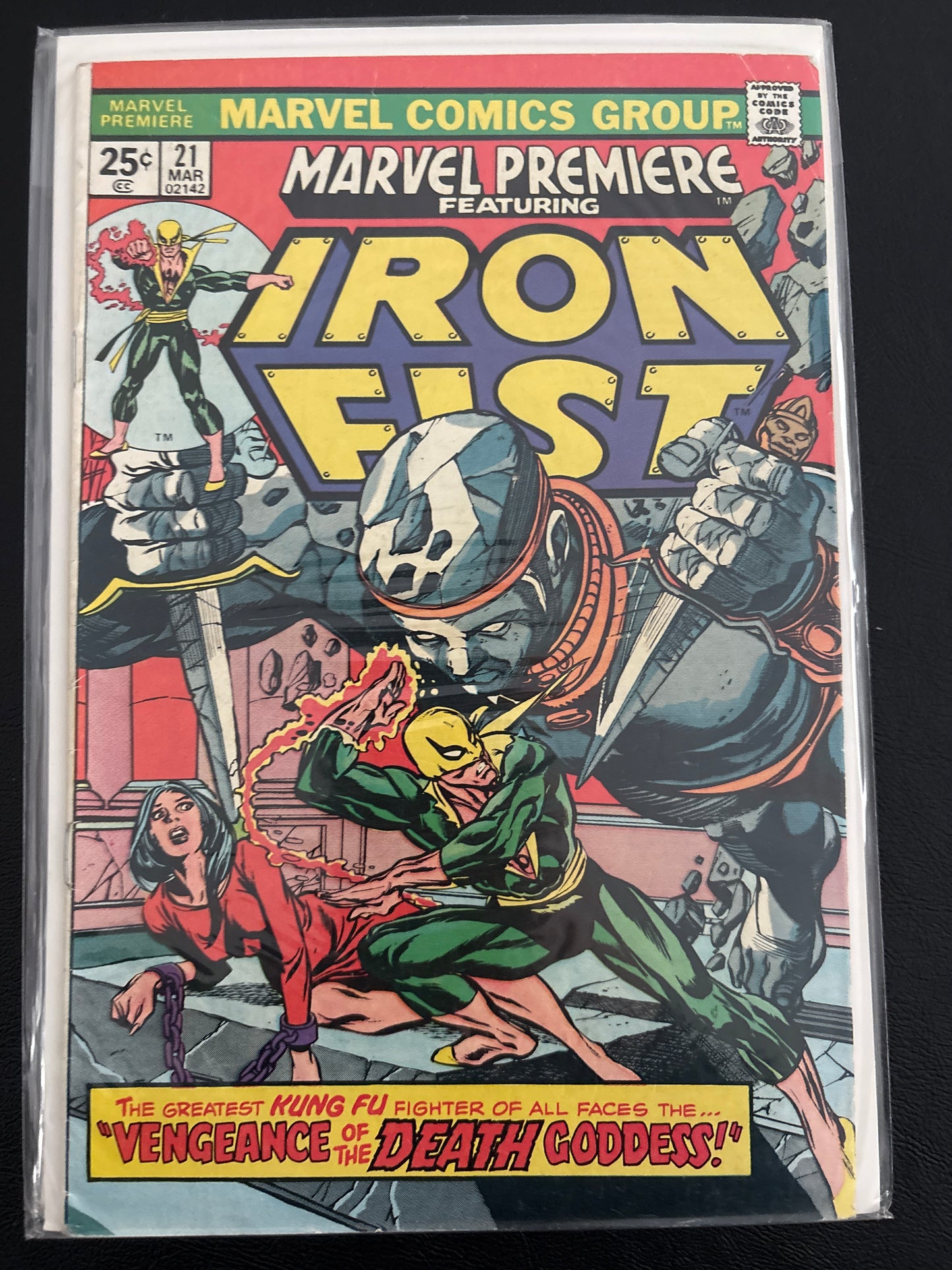 Marvel Premiere: Iron Fist 21 G