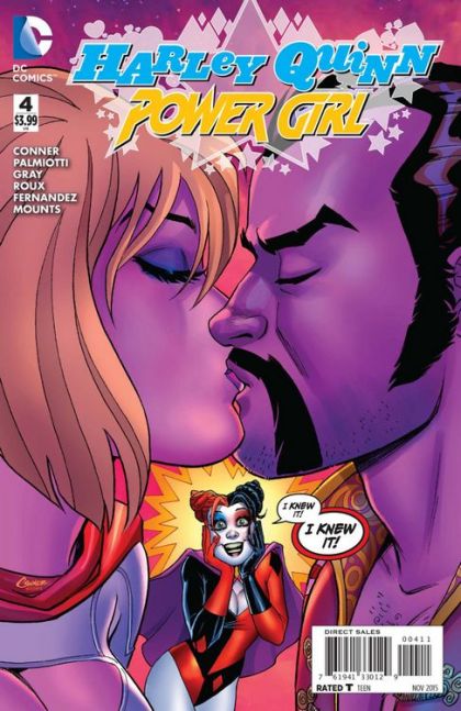 Harley Quinn & Power Girl 4 NM
