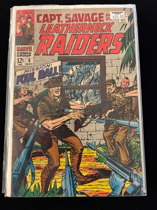 Captain Savage and his Leatherneck Raiders 8 VF