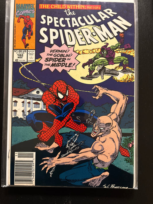 Peter Parker the Spectacular Spider-Man 182 NM