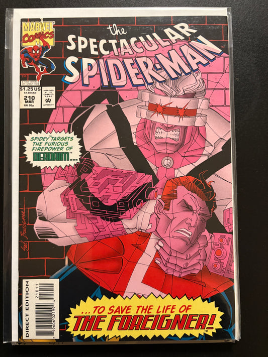 Peter Parker the Spectacular Spider-Man 210 NM