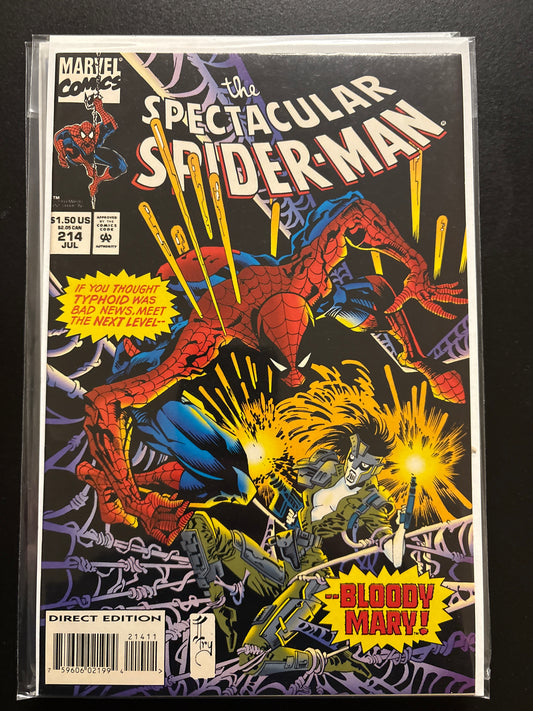 Peter Parker the Spectacular Spider-Man 214 NM