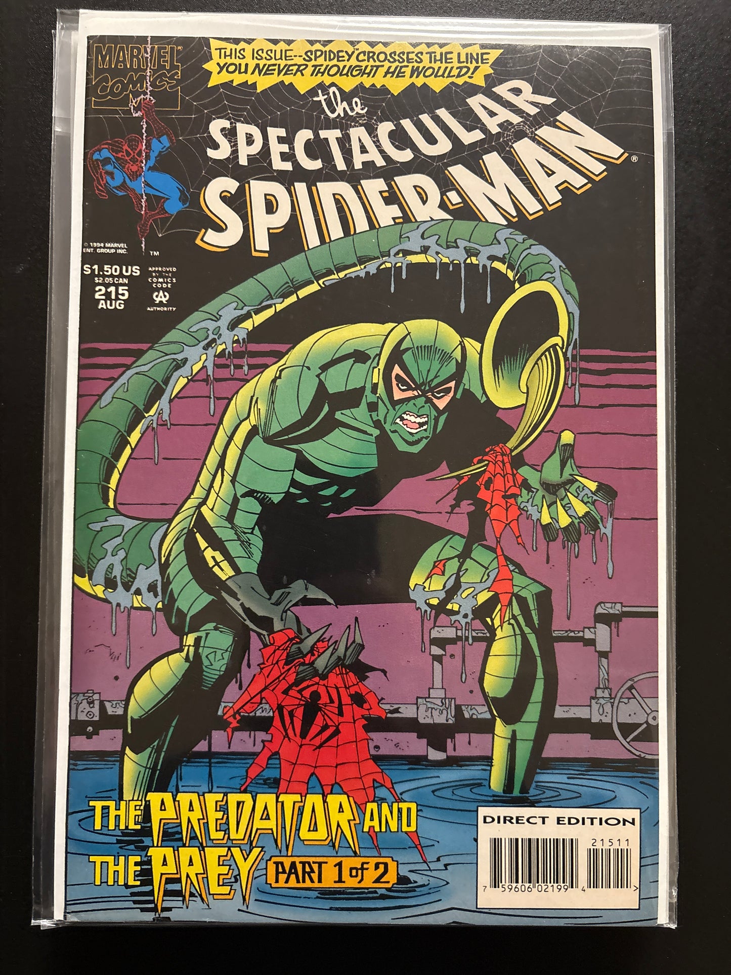 Peter Parker the Spectacular Spider-Man 215 NM