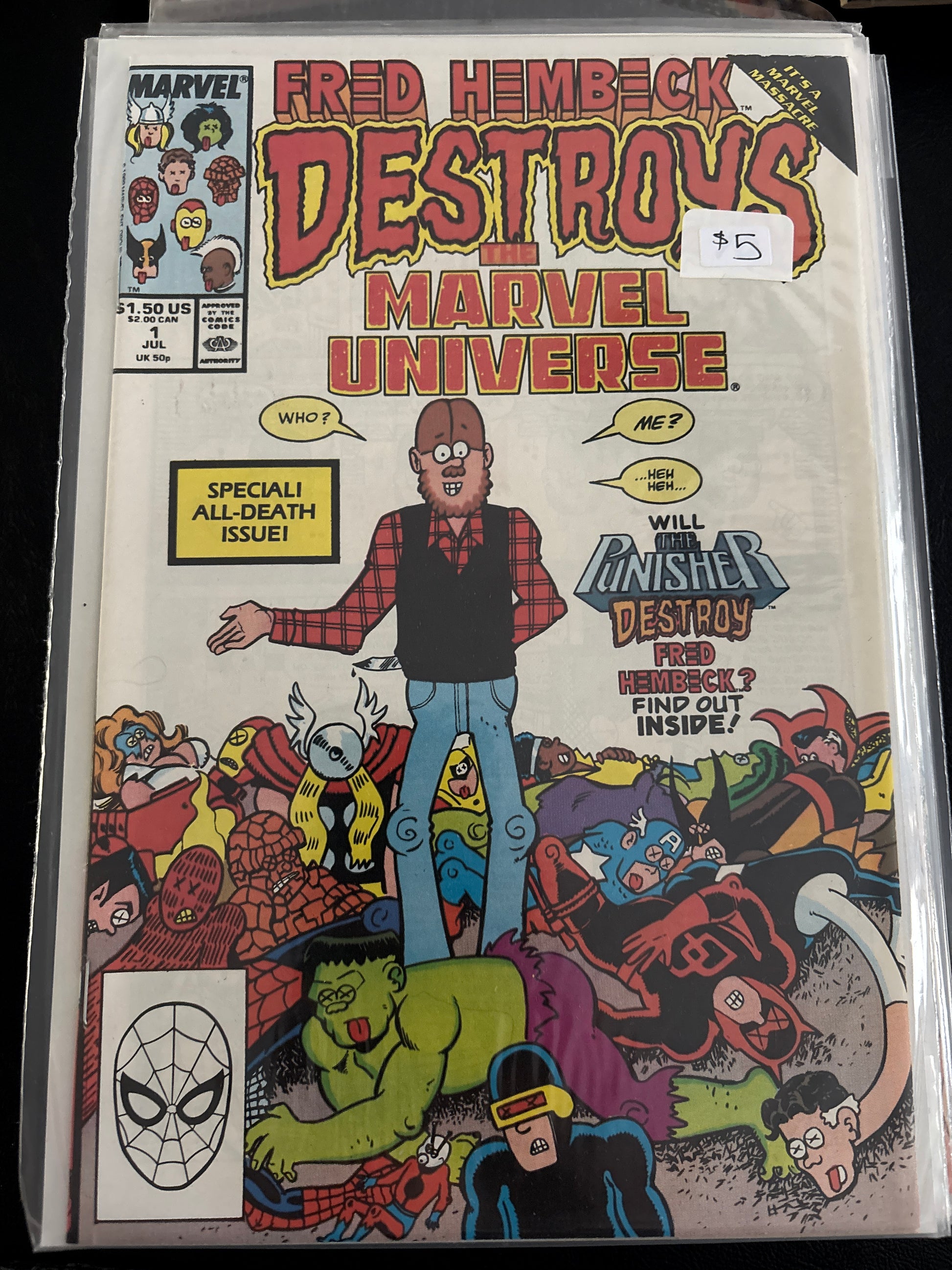 Fred Hembeck Destroys the Marvel Universe 1 VF/NM