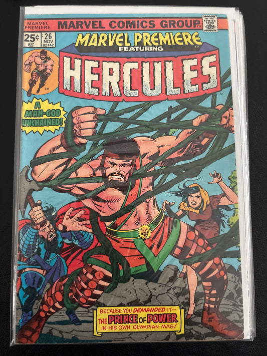 Marvel Premiere: Hercules 26 VG+