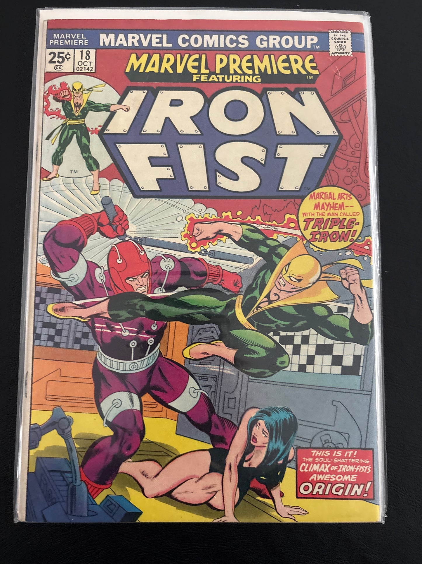 Marvel Premiere: Iron Fist 18 Fine+