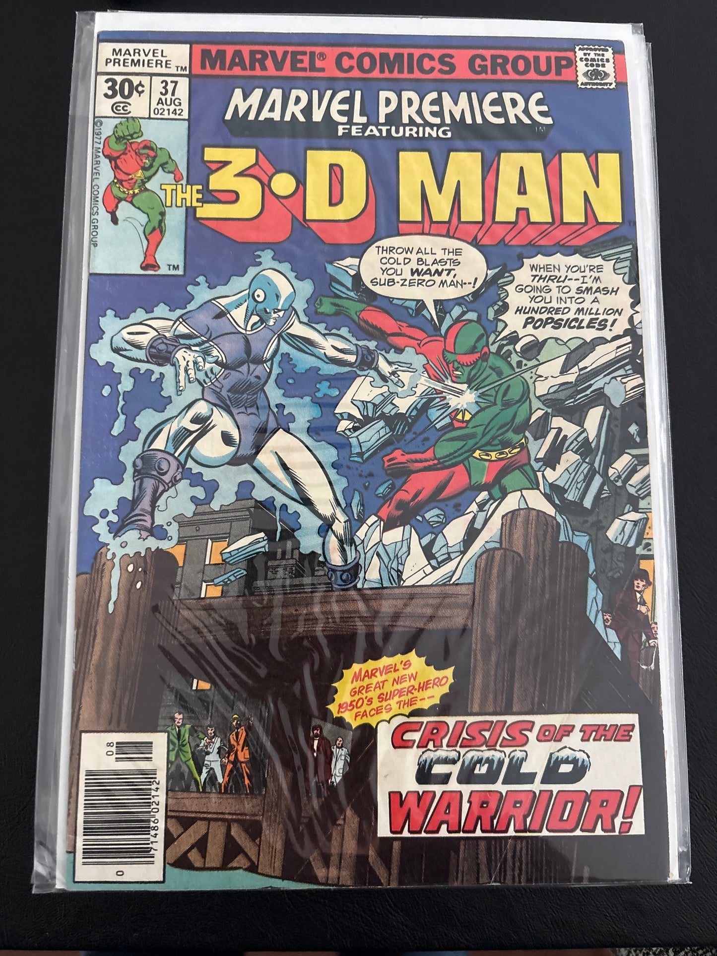 Marvel Premiere: 3-D Man 37 VG