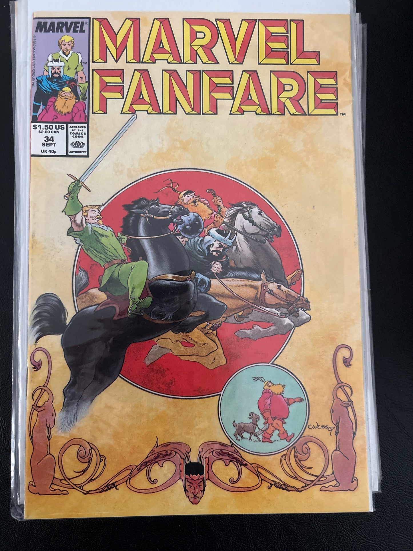 Marvel Fanfare 34 NM