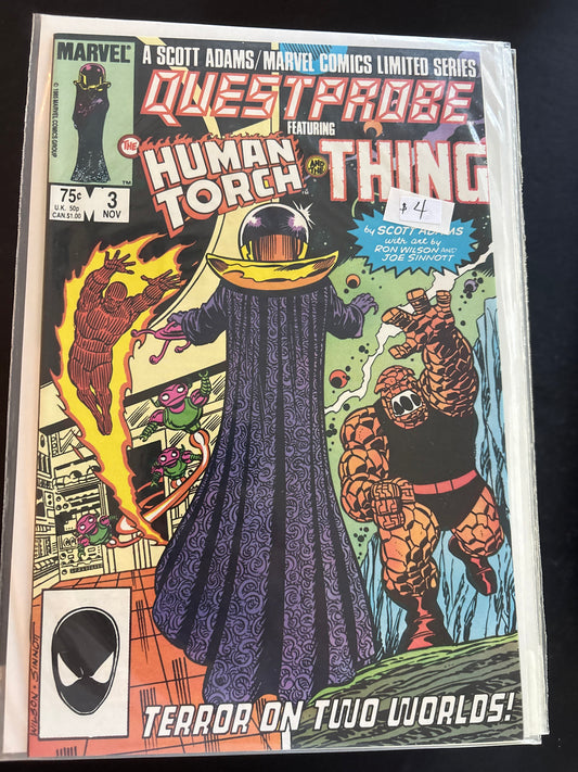 Questprobe featuring Human Torch and The Thing 3 NM